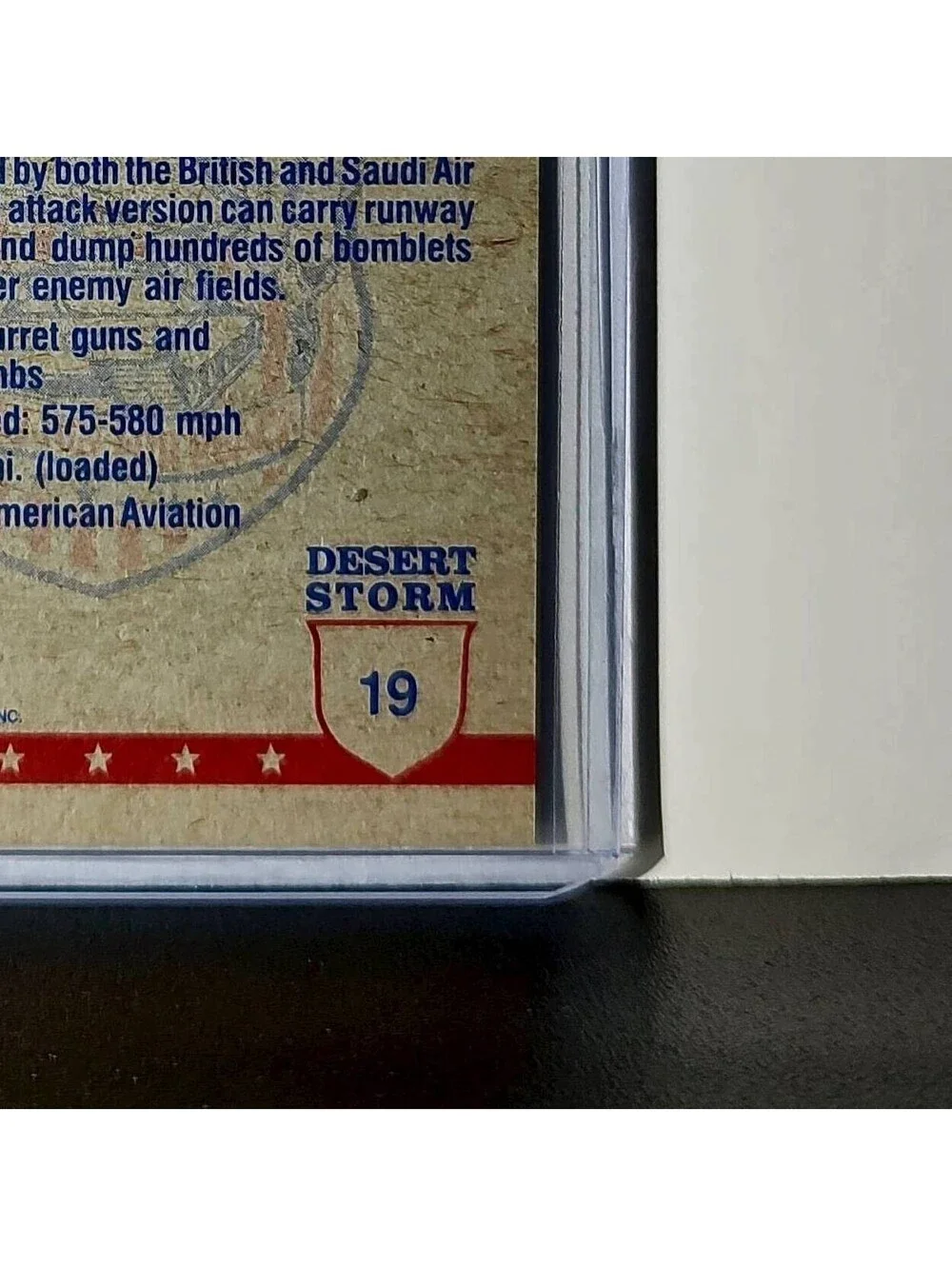Britain’s Tornado 1991 Topps Desert Storm #19 Card - Picture 10 of 10